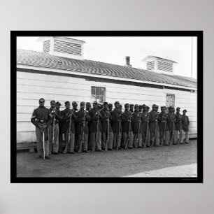 Poster Empresa E 1865 do afro-americano