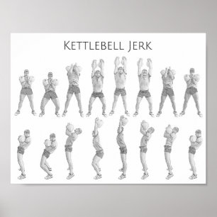 Pôster Empurrão de Kettlebell