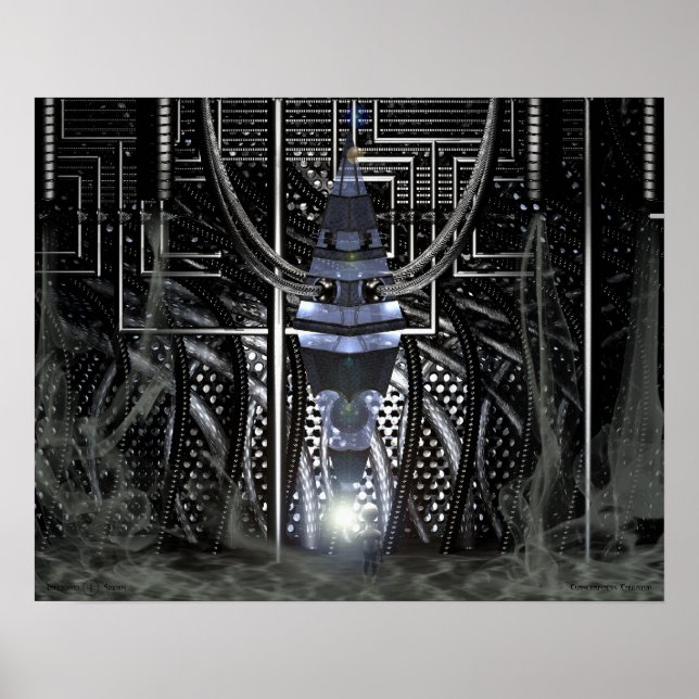 Pôster Emulador de Consciência (Frente)