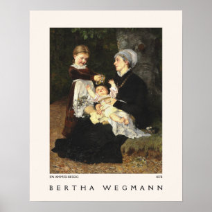 Poster En Ammes Besøg Fine Art Bertha Wegmann Museum