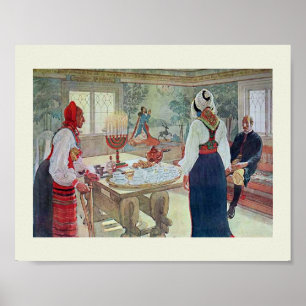 Pôster En Bergman Stuga de Carl Larsson