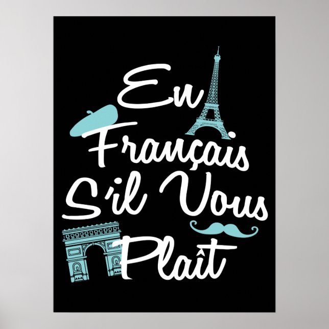 Poster En Francais S'il Vous Plait - Língua Francesa (Frente)
