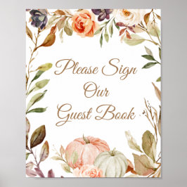 Poster Enamorai-se Abóbora Por Favor Assine nosso Convida