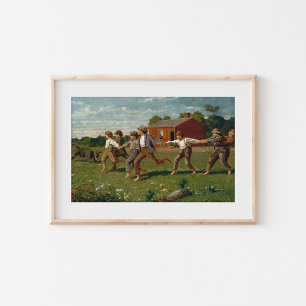 Poster Encaixe o chicote   Winslow Homer