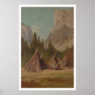 Pôster Encampamento indiano no Vale do Yosemite (1189)