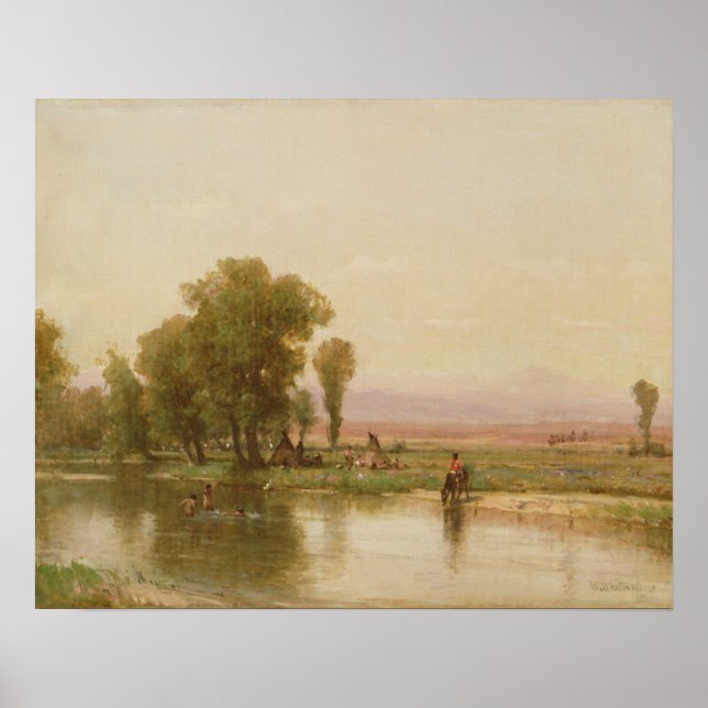 Pôster Encampment on the Platte River (Frente)