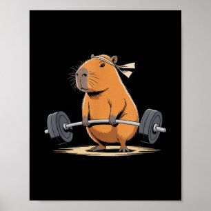 Poster Encantada Encantada Capybara Cute Capte Capt Gym L