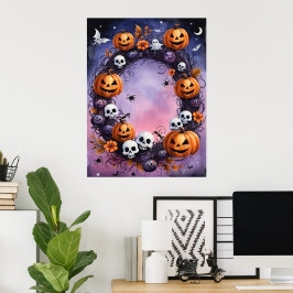 Poster Encantada Halloween Wreath