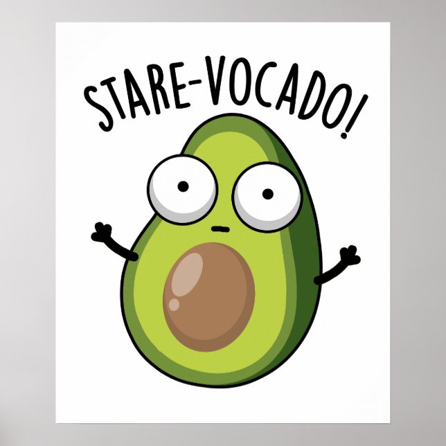 Poster Encantado Encantado Avocado Pun (Frente)