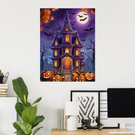 Poster Encantado Halloween Manor
