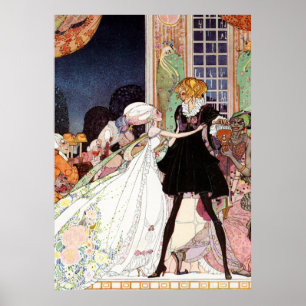Poster Encantamento de Kay Nielsen de príncipe e