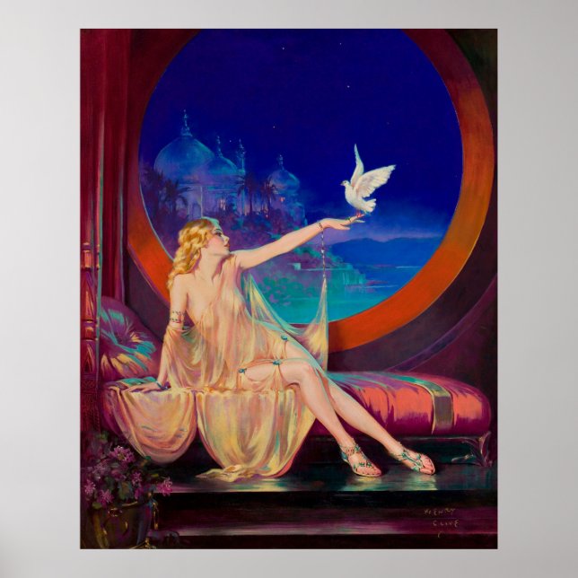 Poster Encantamento Haseki Sultans Princesa Árabe 1925 (Frente)