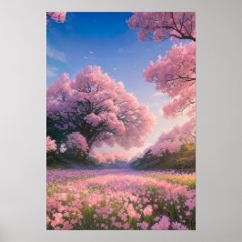 Poster Encantando Sakura Meadow