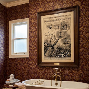 Poster Encantável anúncio de perfume da era vitoriana de