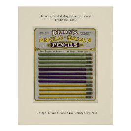 Pôster Encapsulamento com caixa de lápis Poster brilhante