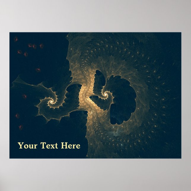 Poster Enceladus Sob O Gelo (Frente)