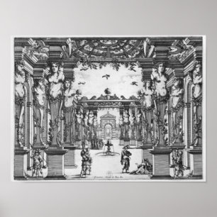 Poster Encene o design por Giacomo Torelli para 'Mirame