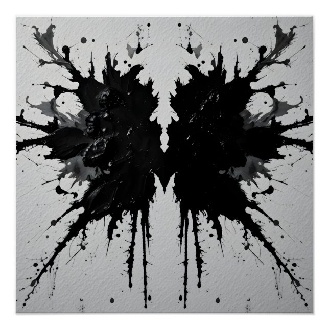 Pôster Encerramento do Rorschach Inkblot (Frente)