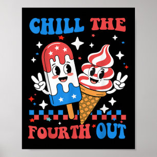 Poster Encham O Quarto Patriótico Engraçado 4 De Julho P
