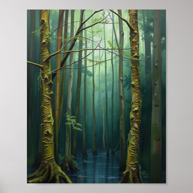 Poster Enchanted Emerald Sanctuary: (Frente)