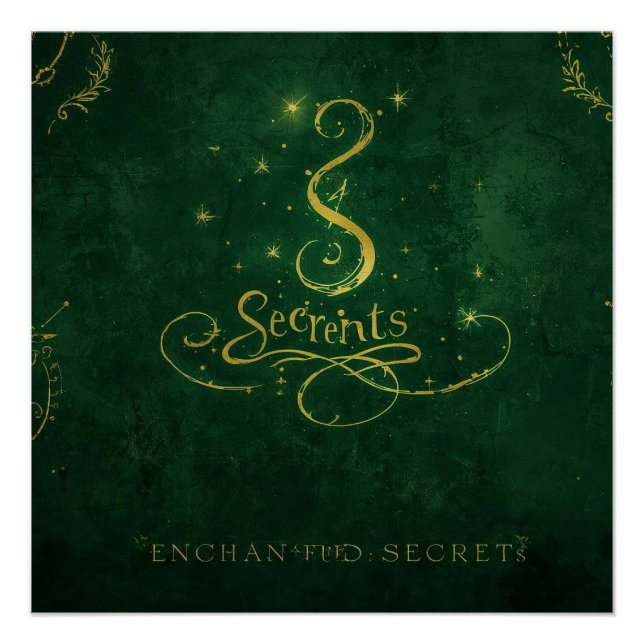 Pôster Enchanted Secrets – Golden Sigil (Frente)