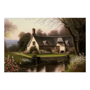 Pôster Enchanting Country Cottage