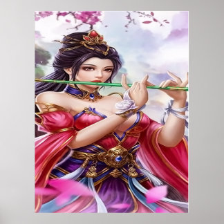 Poster Enchanting Jade Flute Empress
