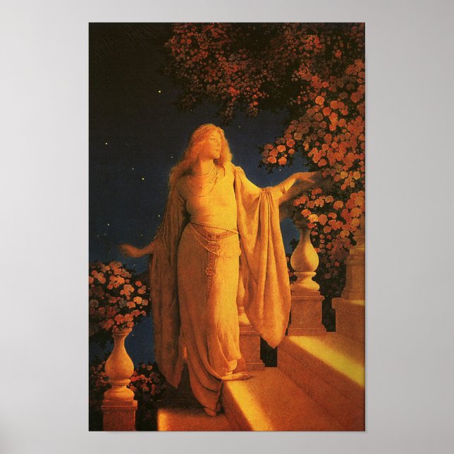 Poster Enchantment (Cinderela) Maxfield Parrish Fine Art (Frente)