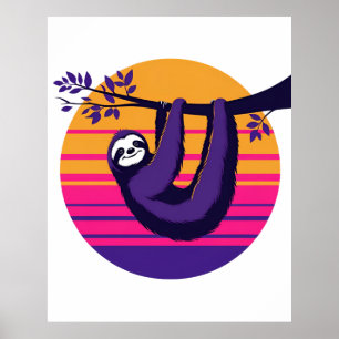 Poster Enchimento como uma prega - Luz solar retrô