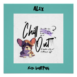 Pôster Enchimento da aquarela rosa-rosa com aspas motivac