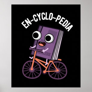 Poster Enciclopédia Enciclopédia Encantada Engraçada Pun