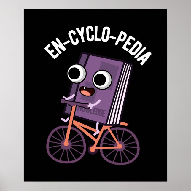 Poster Enciclopédia Enciclopédia Encantada Engraçada Pun  (Frente)