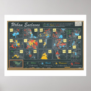 Pôster Enclaves urbanas