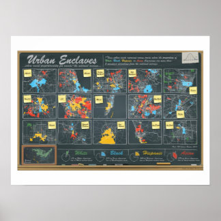 Pôster Enclaves Urbanos
