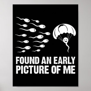 Poster Encontrada uma Imagem Antiga de Célula de Esperma