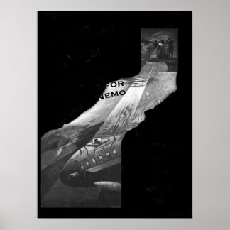 Poster Encontrando Nemo Jules Vernes Novo Livro Steampunk