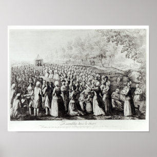 Poster Encontrando-se no deserto, gravado por L. Bellotti