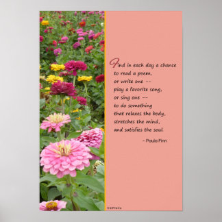 Pôster Encontre em cada dia uma chance...