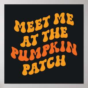 Poster Encontre-Me No Pumpkin Patch