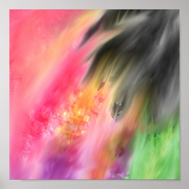 Pôster Encontre-o Abstrato simples 33.2 moderno (Frente)