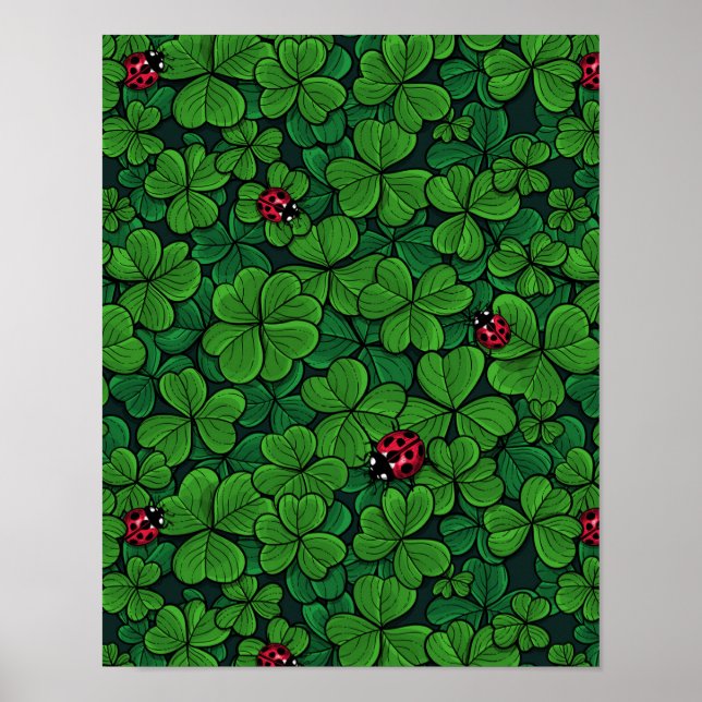 Poster Encontre o trevo sortudo (Frente)