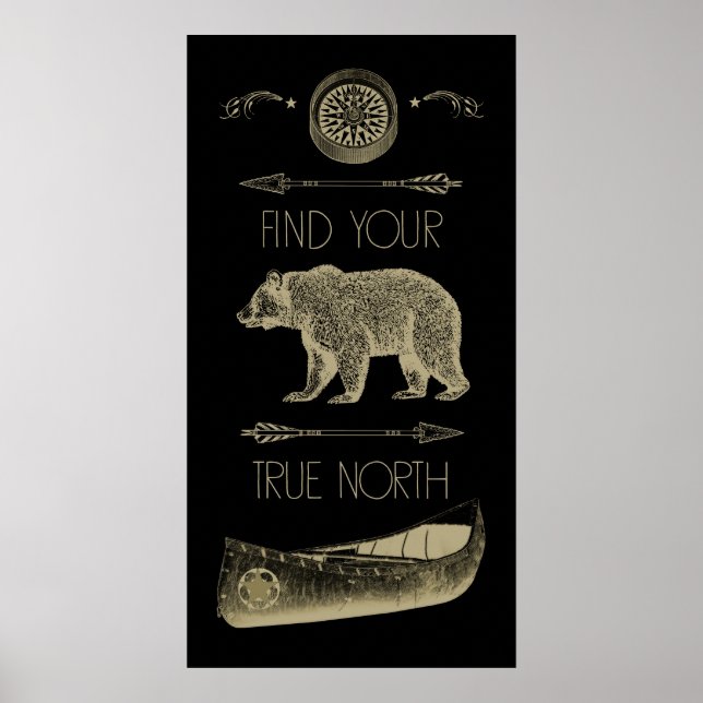 Poster Encontre seu verdadeiro comando North Canoar Bear  (Frente)