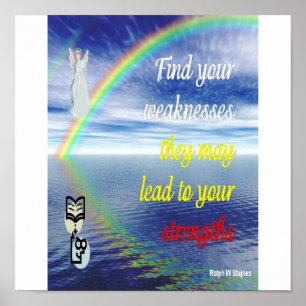 Pôster Encontre suas fraquezas