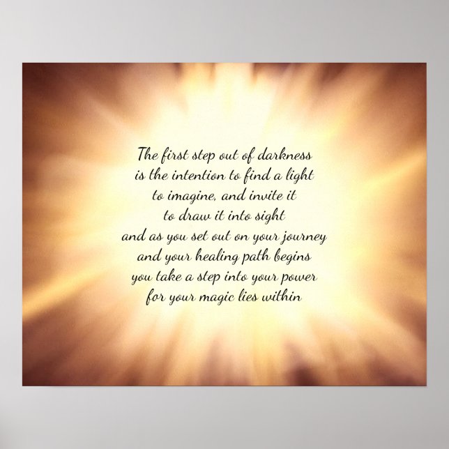 Pôster Encontre uma Luz (Frente)