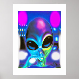 Pôster Encontro alienígena