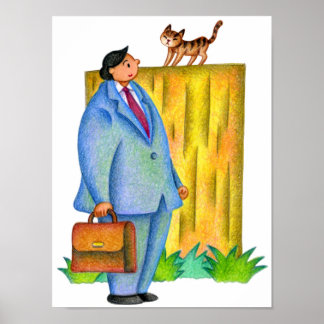 Poster Encontro com um gatinho no caminho para casa.