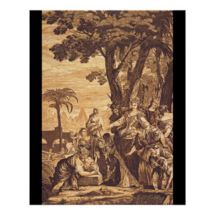 Pôster Encontro de Moisés do Livro do Êxodo