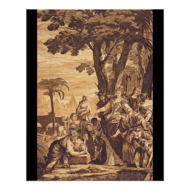 Pôster Encontro de Moisés do Livro do Êxodo (Frente)