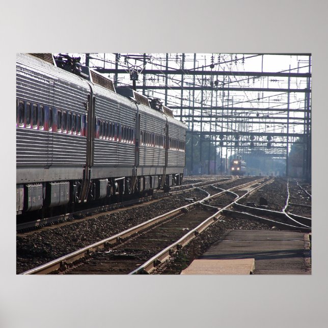 Poster Encontro De Trens Ferroviários Regionais Septa No  (Frente)