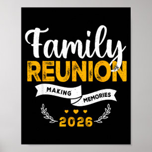 Poster Encontro Familiar 2026 Combinando Criação de Reuni